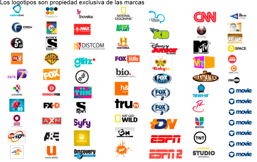 marcas de canales